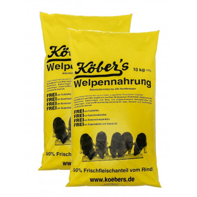 Koebers Welpennahrung - 2 x 10 kg dla szczeniąt