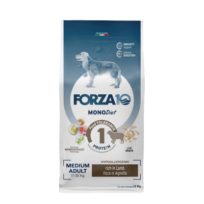 Forza10 Medium MonoDiet z jagnięciną i ryżem dla psa