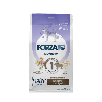 Forza10 Mini & Toy diet z jagnięciną i ryżem dla psa